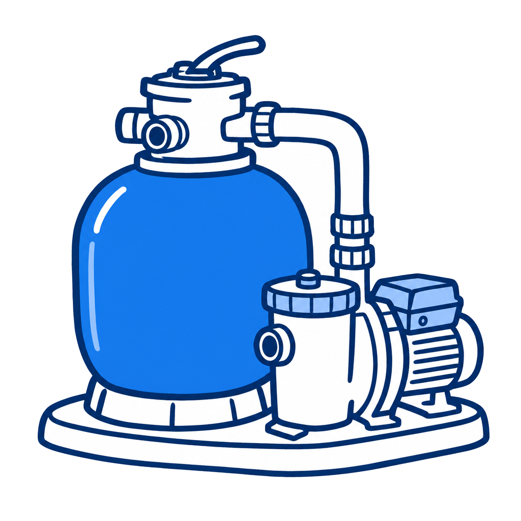 Waterway carefree sand filter system troubleshooter icon