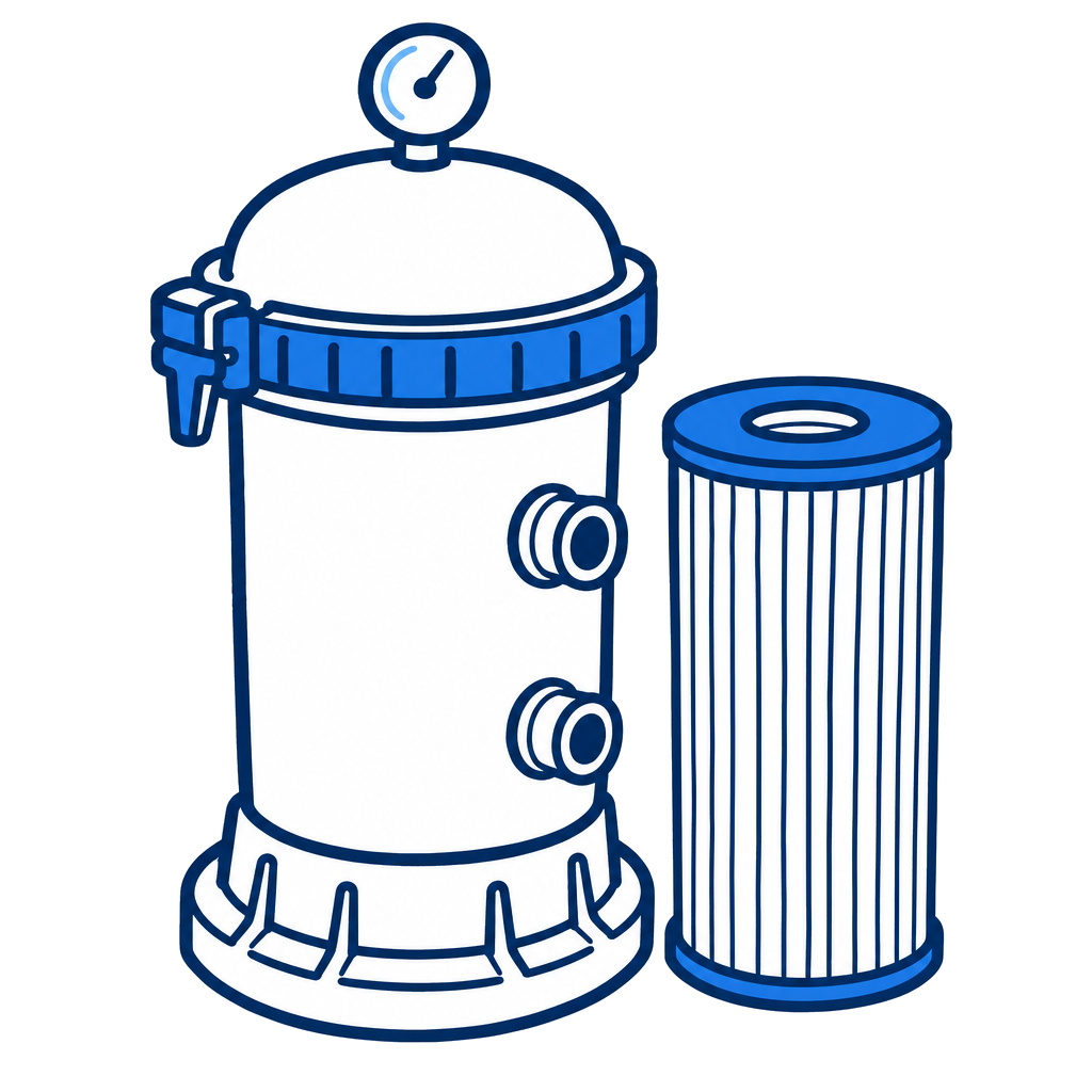 Waterway clearwater ii cartridge filter troubleshooter icon