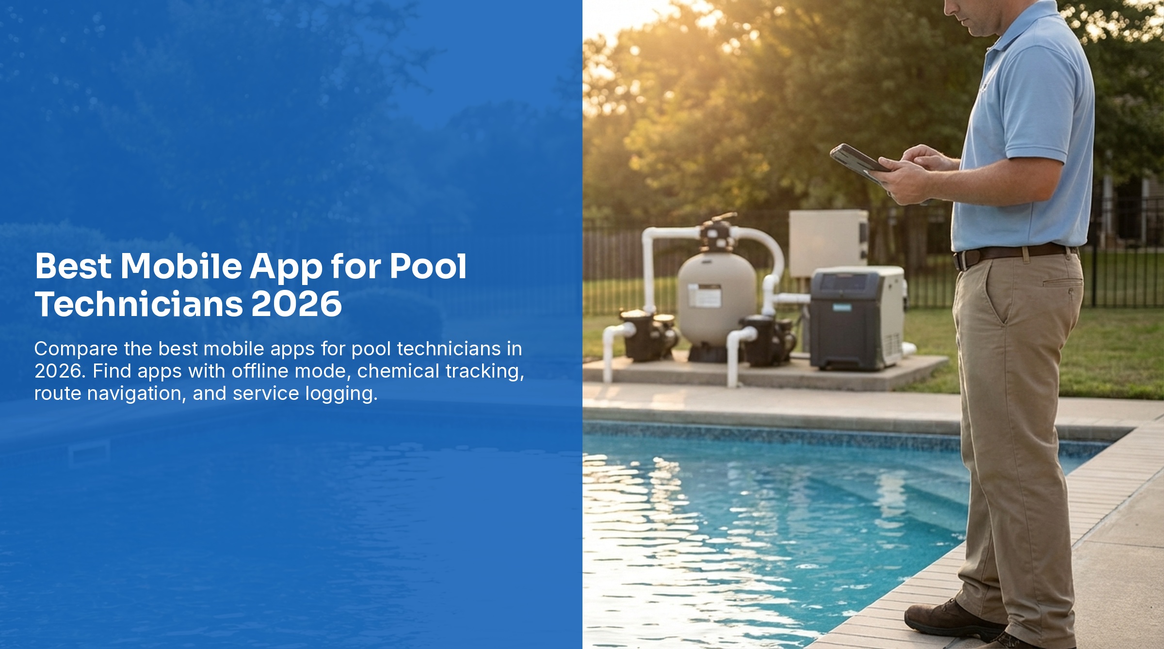 best mobile app pool technicians - pool service software guide