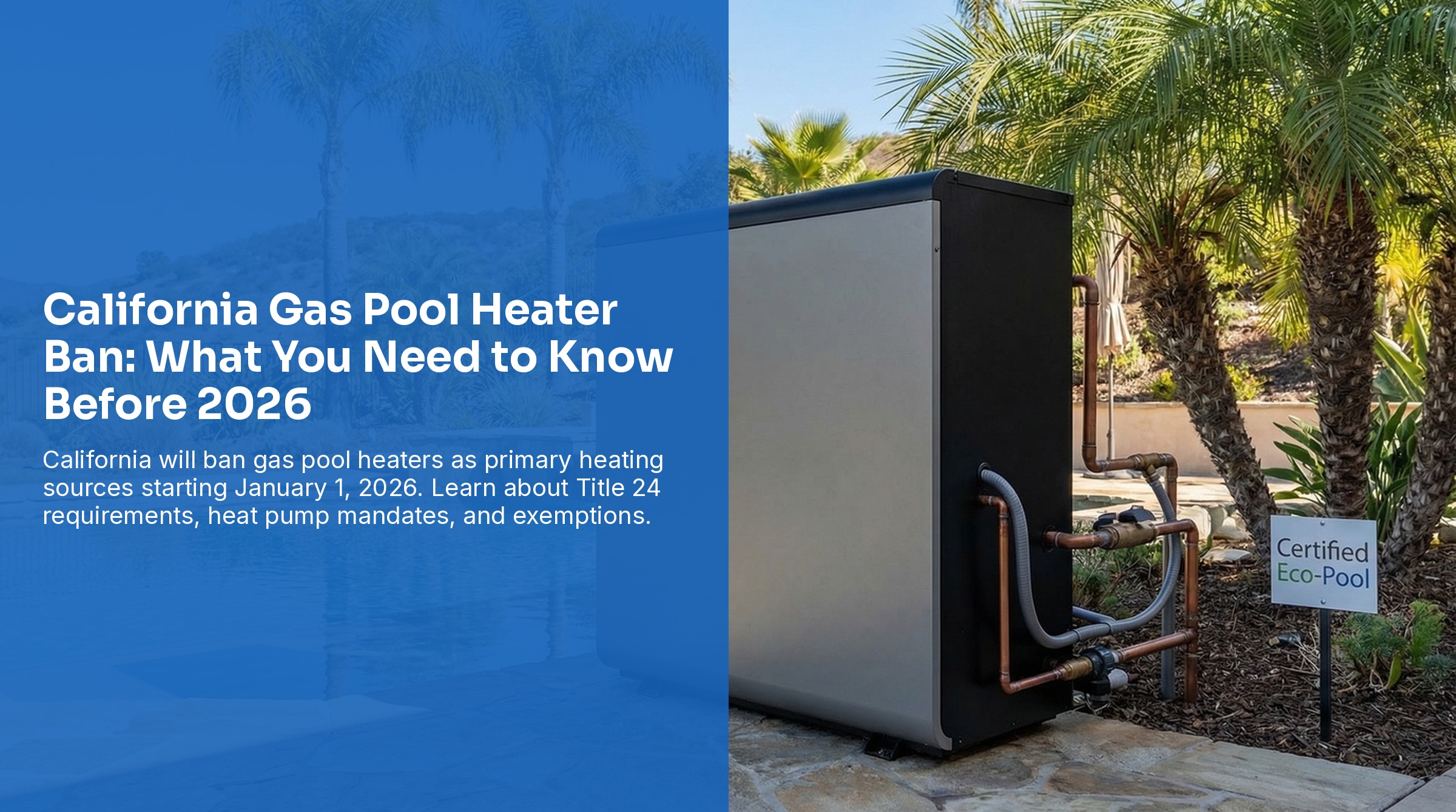 California Gas Pool Heater Ban
