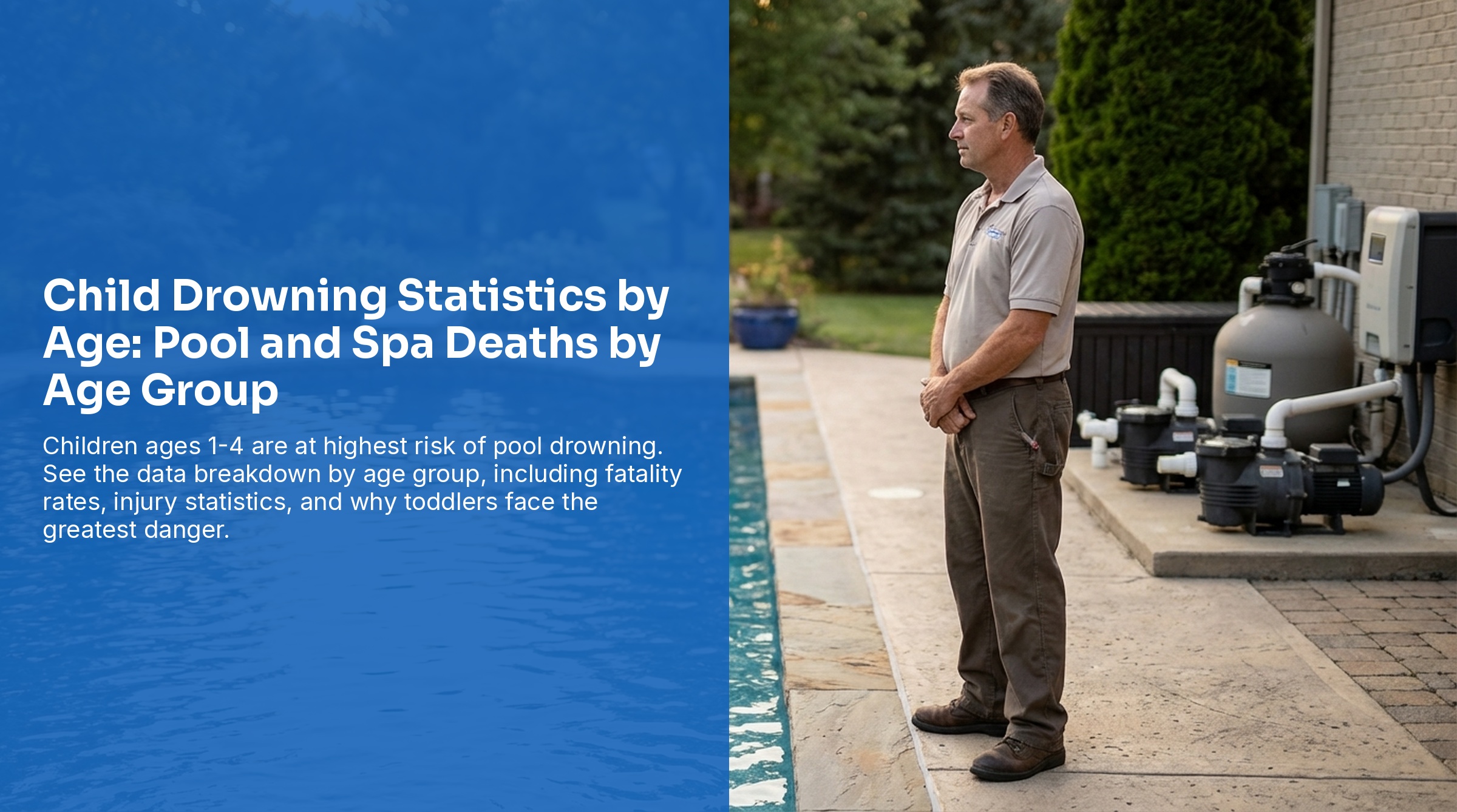 Child drowning statistics by age group - pool safety data