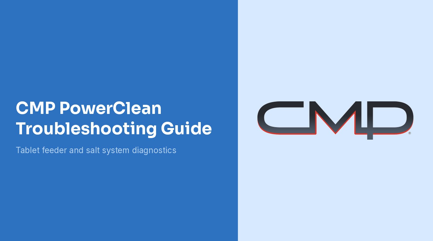 CMP PowerClean Chlorinator Troubleshooting Guide