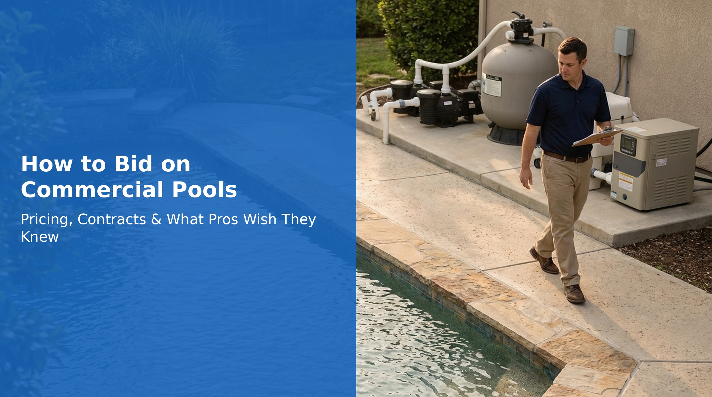 commercial pool bidding guide - pool service business
