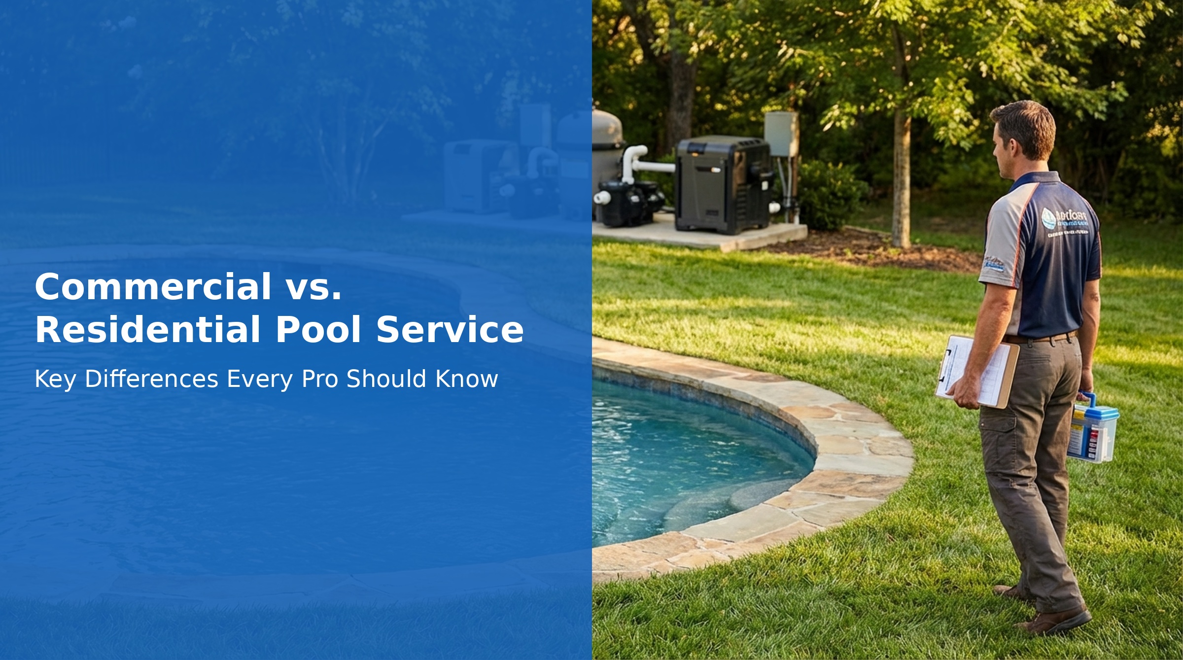 commercial vs residential pool service comparison