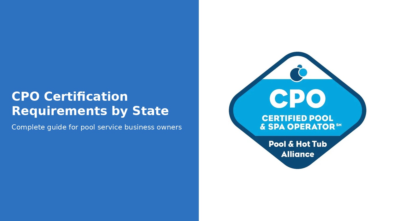 CPO Certification Requirements by State