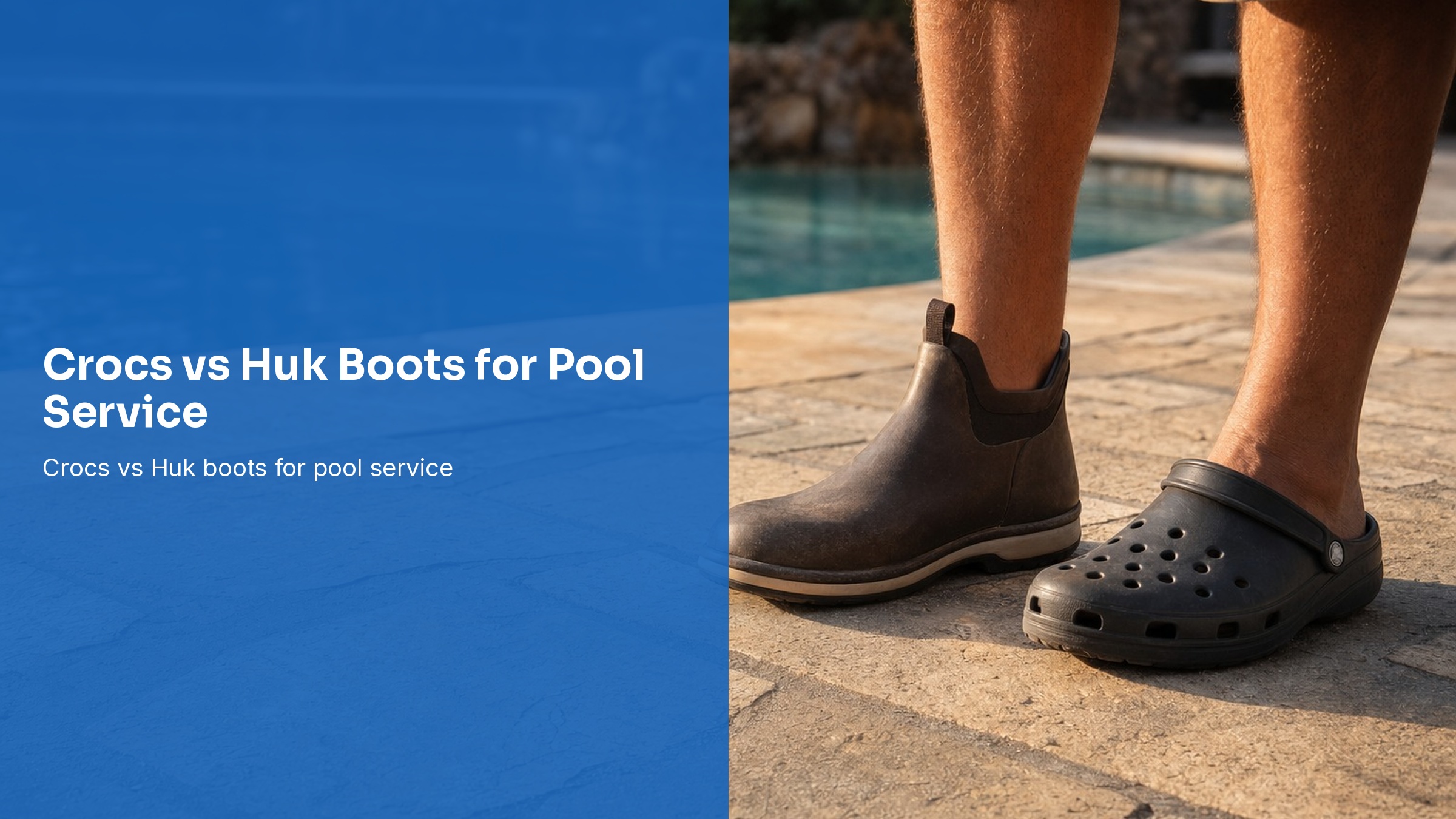 Crocs vs Huk Boots for Pool Service: Comfort vs Protection