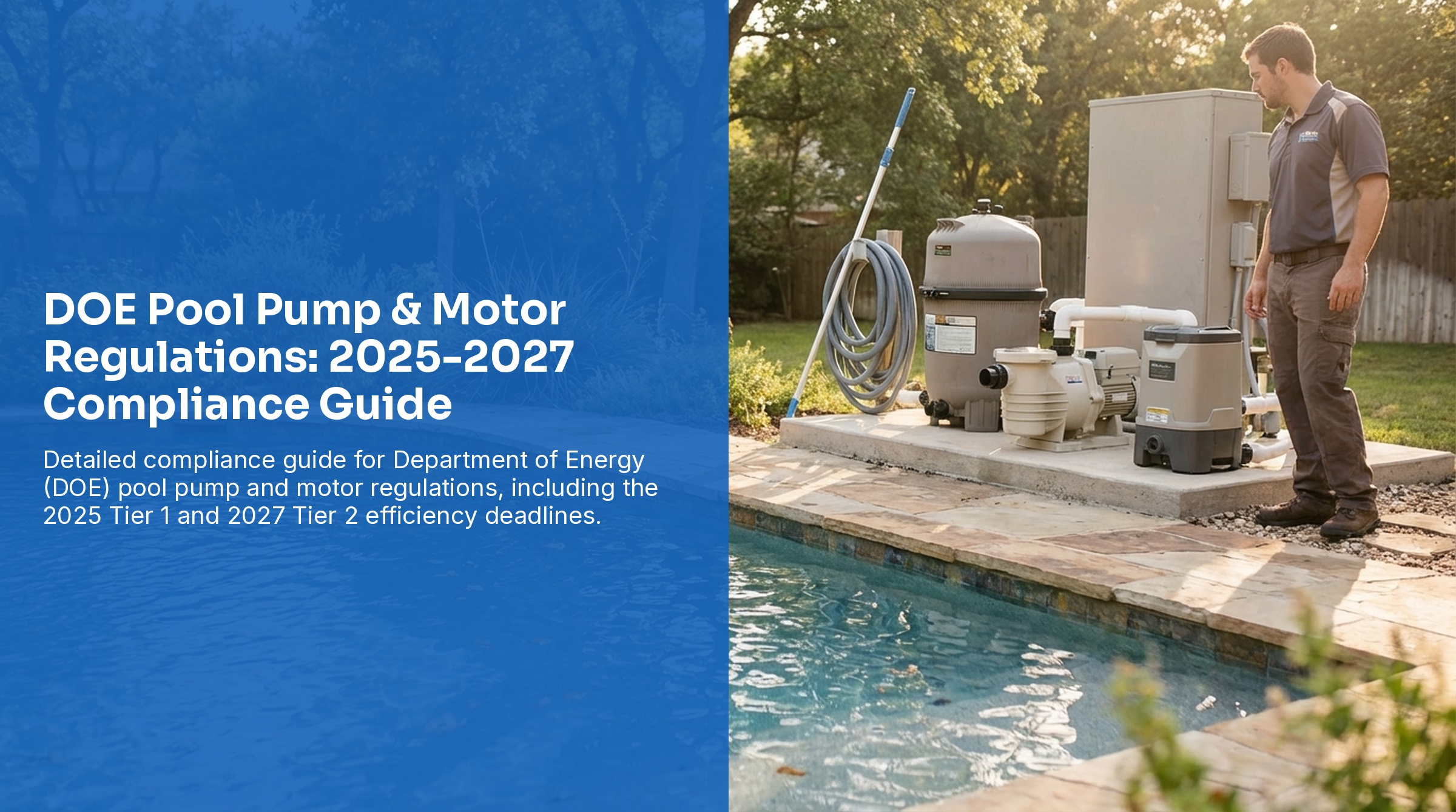 Pool pump motor energy efficiency regulations