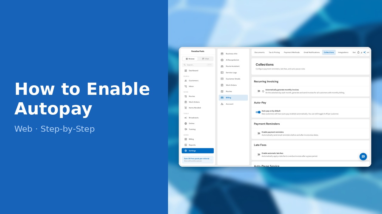 How to Enable Autopay