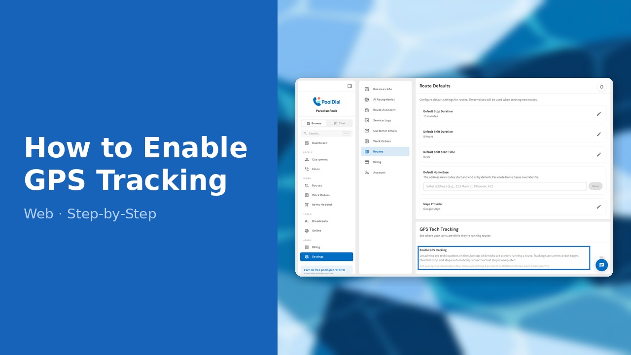 How to Enable GPS Tracking