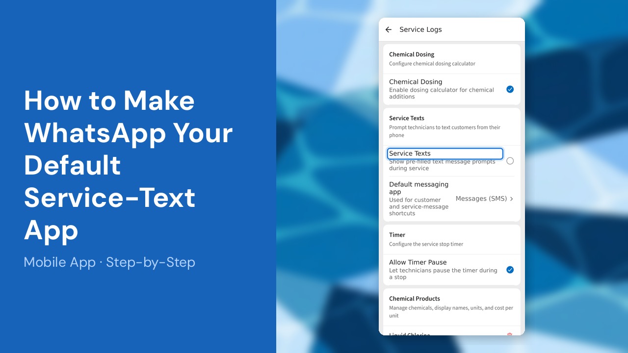How to Make WhatsApp Your Default Service-Text App (Mobile)