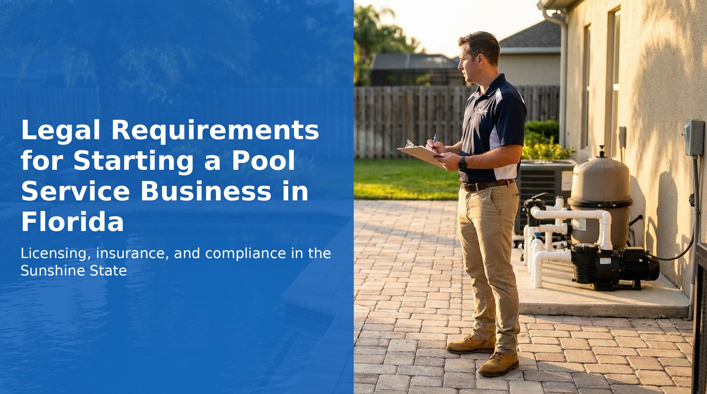 Florida pool service legal requirements and licensing