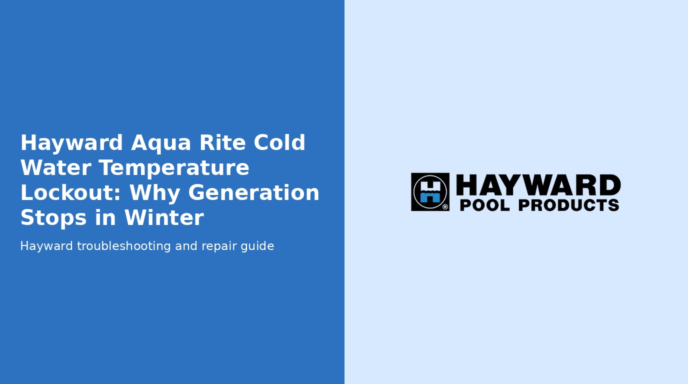 Hayward Aquarite Cold Water Temperature Lockout