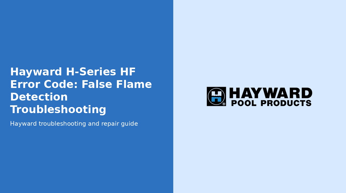 Hayward Universal H Series Hf Code Flame Present Gas Valve Off