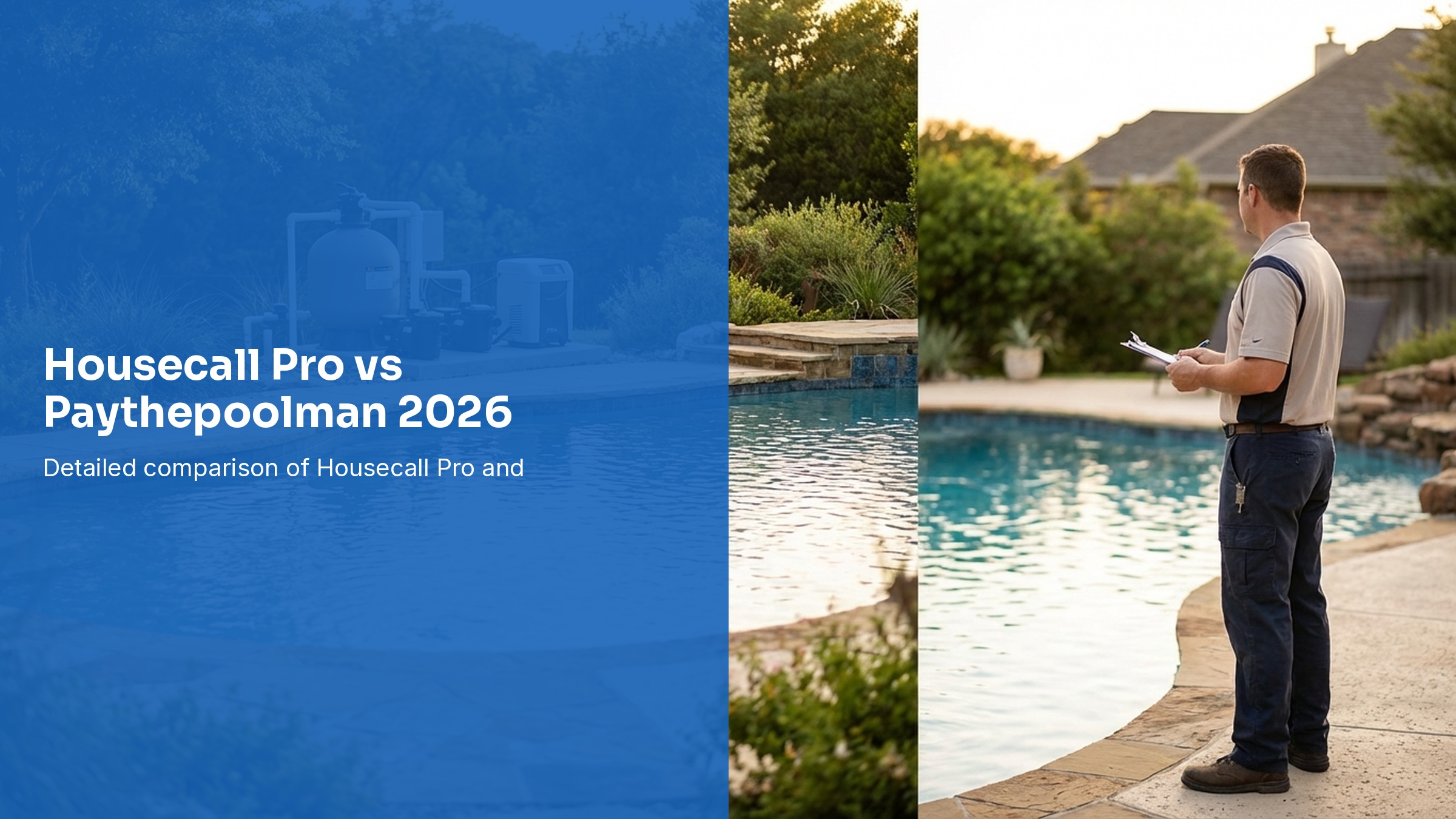 Housecall Pro vs Paythepoolman 2026: Pool Software Comparison
