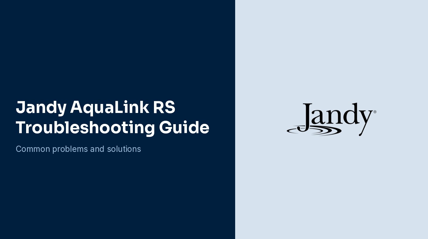 Jandy AquaLink RS No Power Troubleshooting