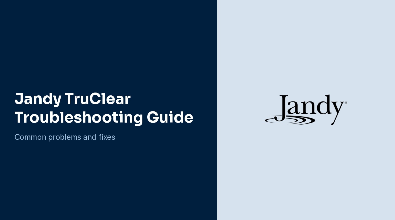 Jandy TruClear Low Chlorine Output