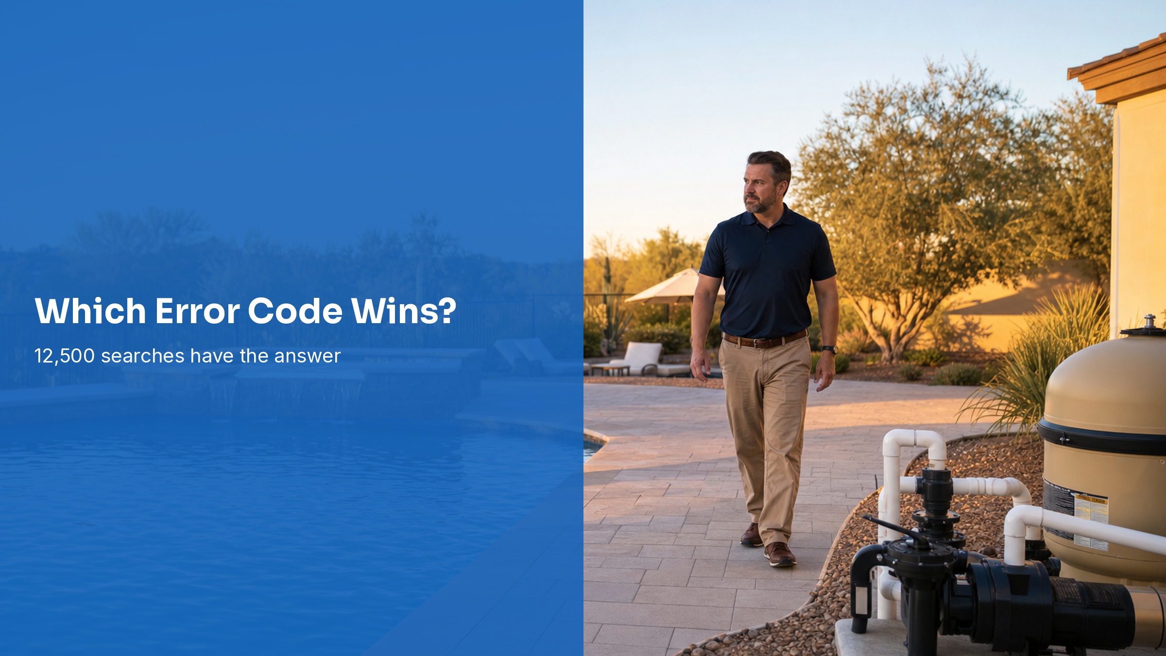 Most common pool heater error codes ranked by search frequency in 2026