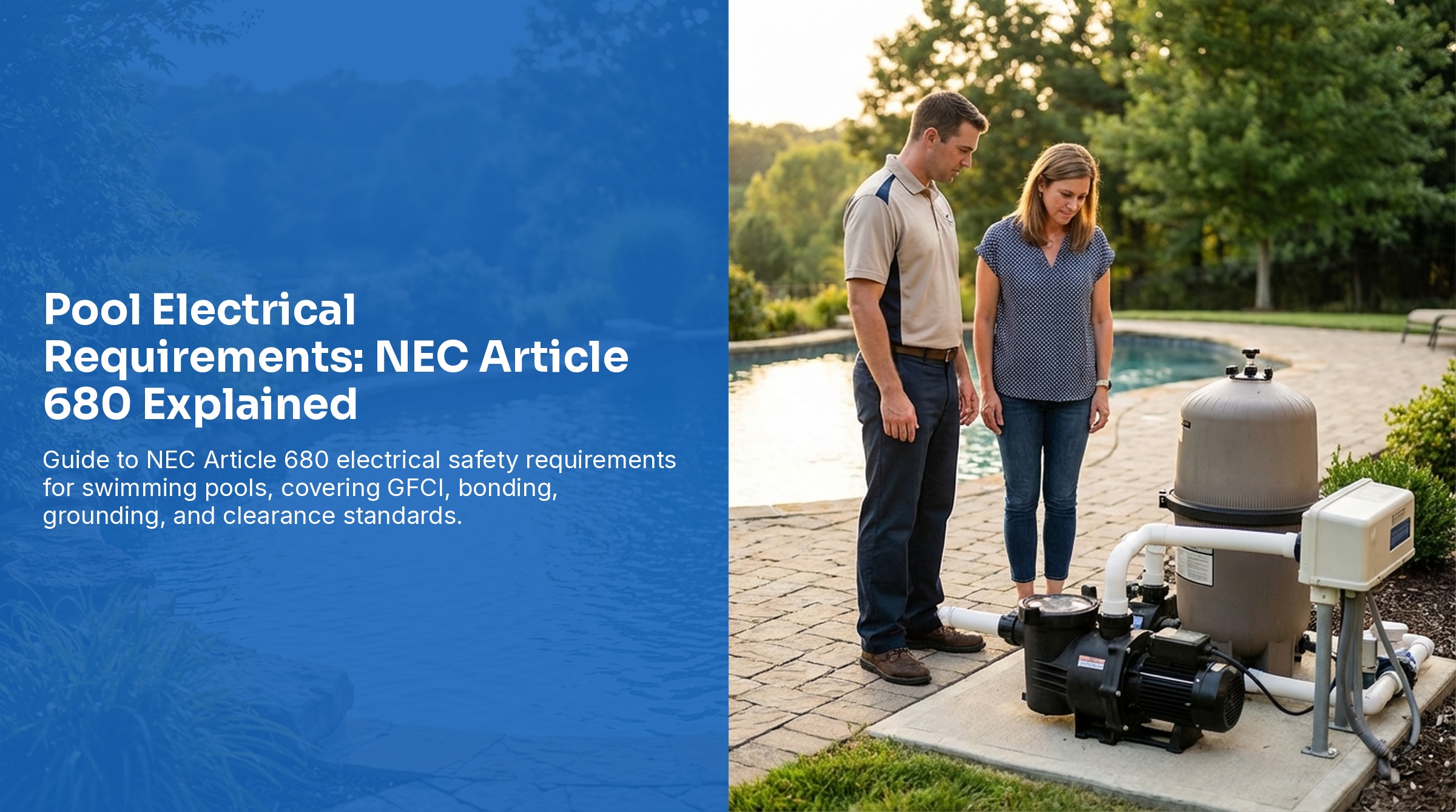 Pool electrical safety and GFCI requirements