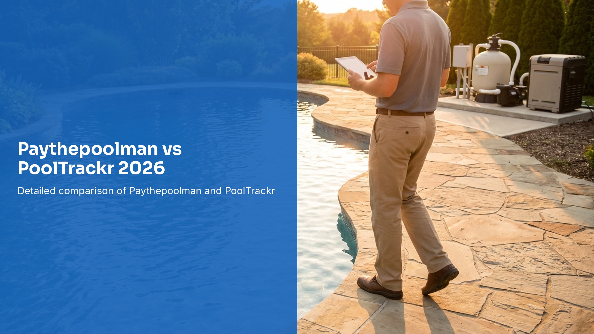 Paythepoolman vs PoolTrackr 2026: Pool Software Comparison