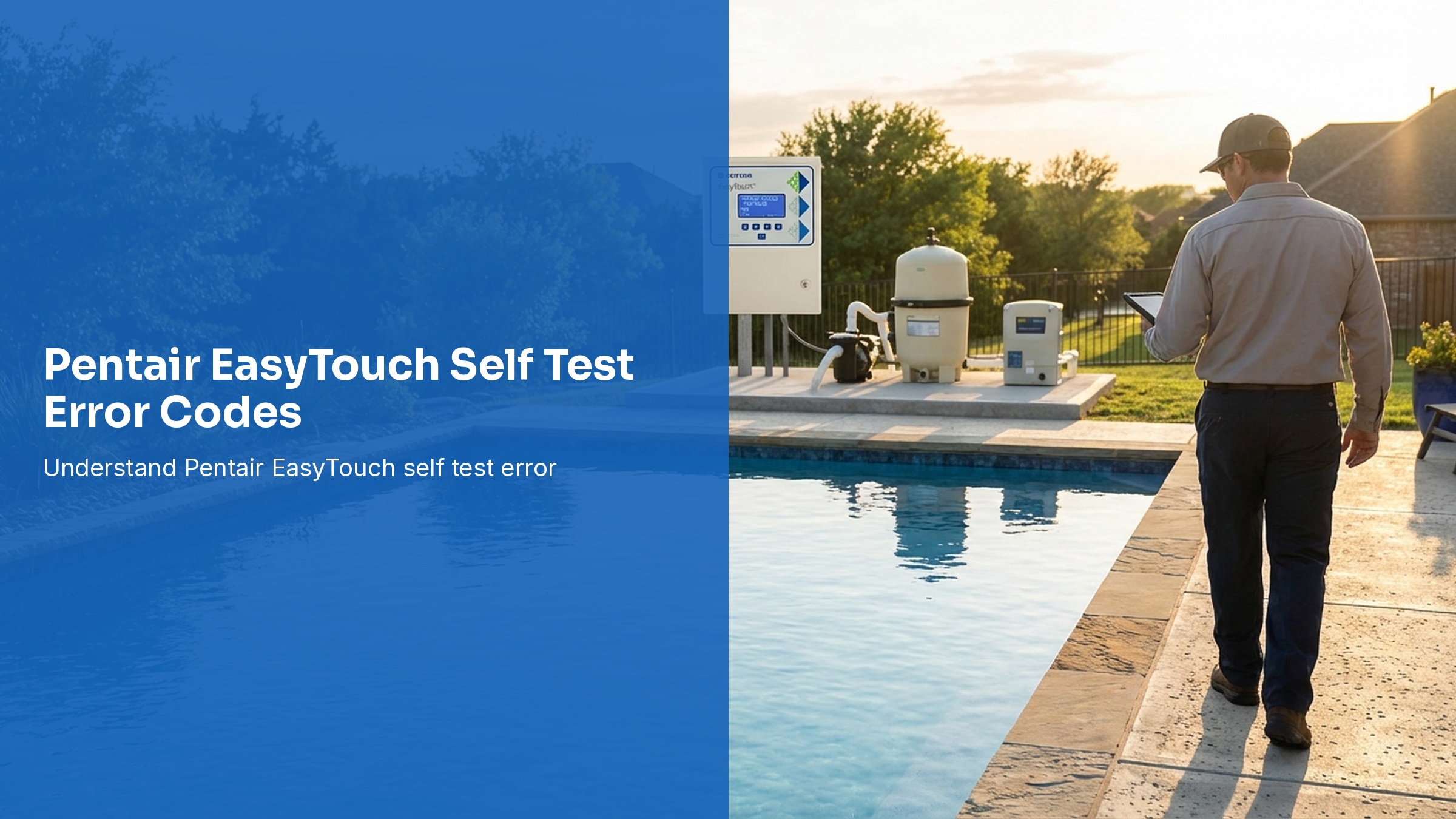 Pentair EasyTouch Self Test Error Codes | PoolDial