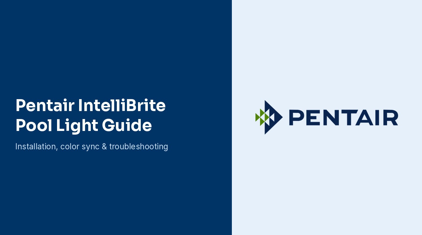 Pentair IntelliBrite 5G Pool Light Installation