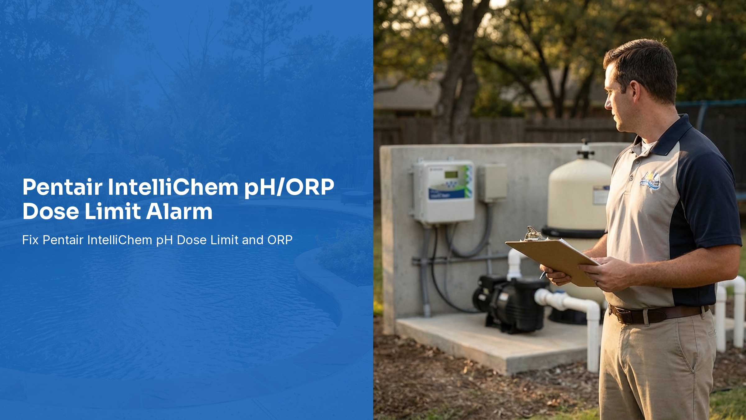 Pentair IntelliChem pH/ORP Dose Limit Alarm
