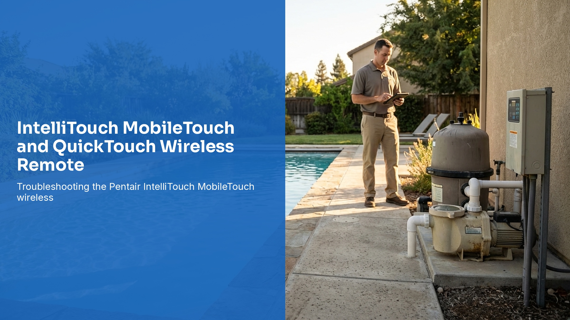 IntelliTouch MobileTouch and QuickTouch Wireless Remote Problems