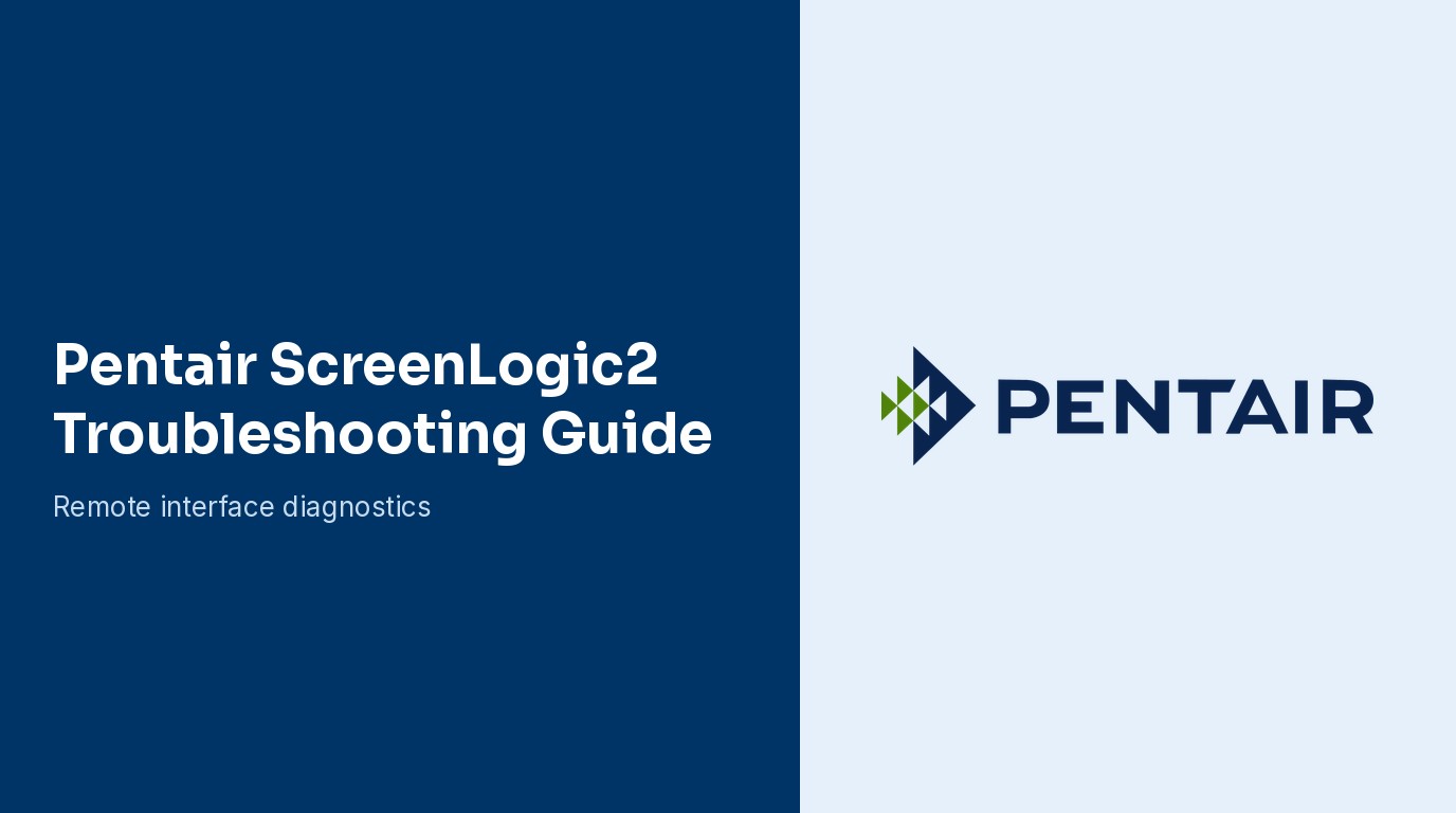 Pentair ScreenLogic2 App Setup and Remote Access