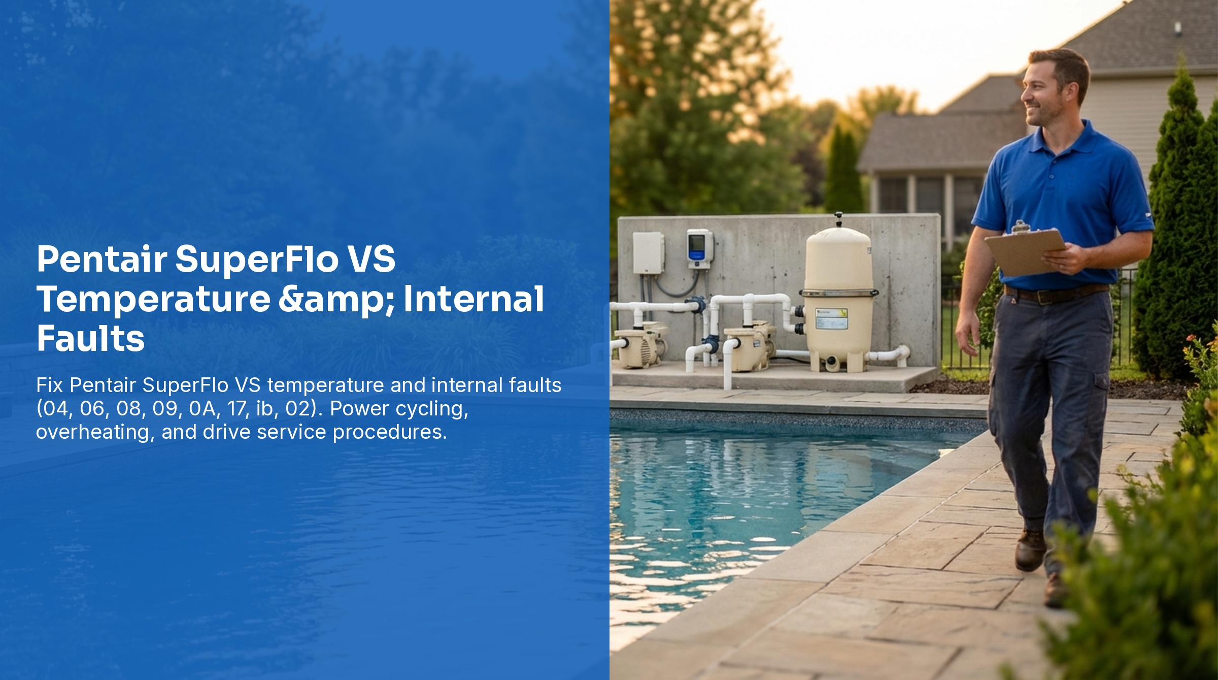Pentair SuperFlo VS Temperature & Internal Faults
