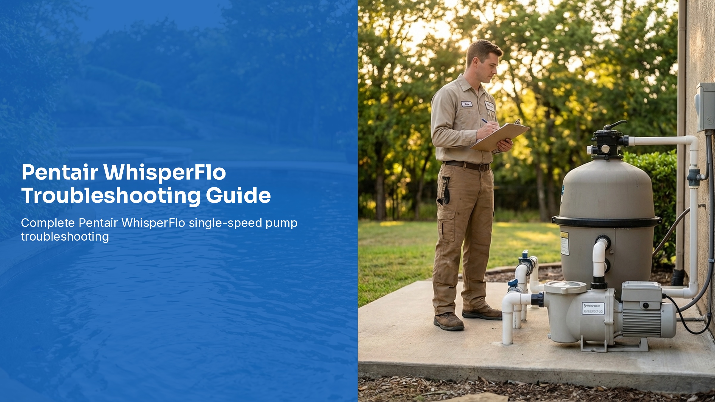 Pentair WhisperFlo Troubleshooting Guide
