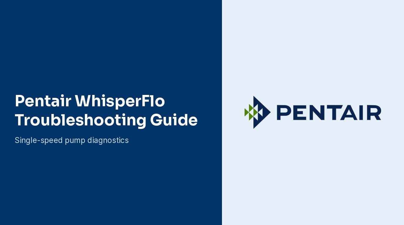 Pentair WhisperFlo Motor Noise Diagnosis