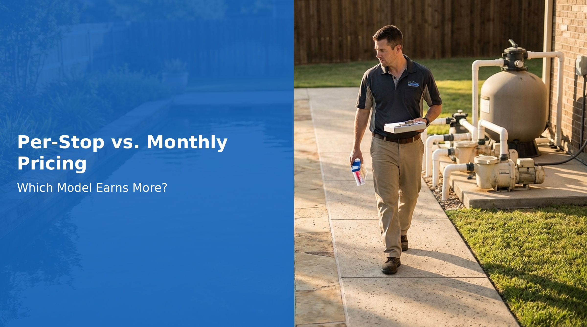 Per-stop vs monthly pool service pricing comparison