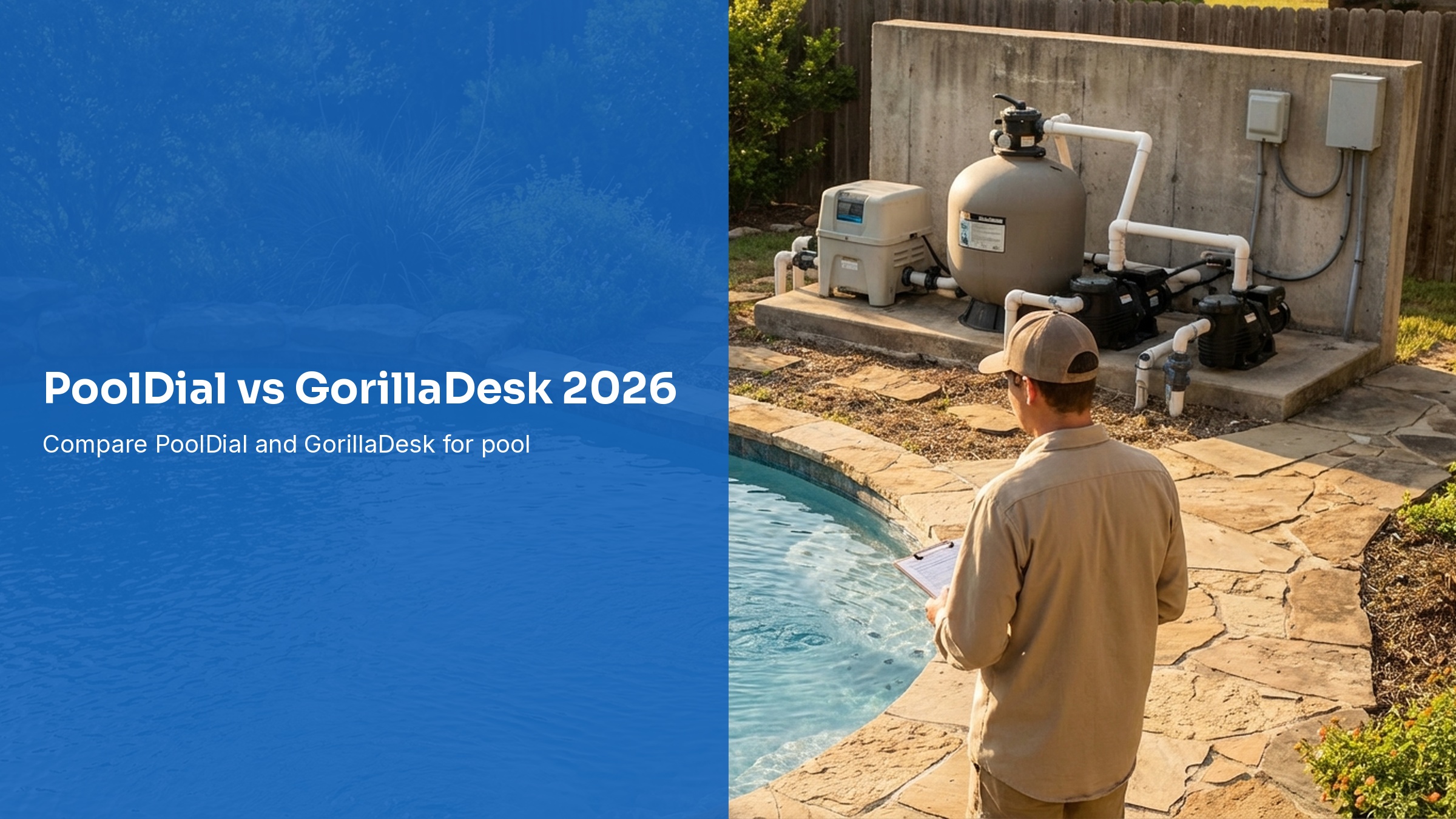 PoolDial vs GorillaDesk 2026: Which Is Better for Pool Service?