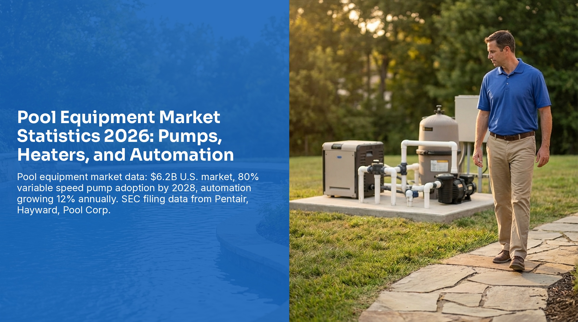 Pool Equipment Market Statistics 2026 - Pumps, Heaters, Automation