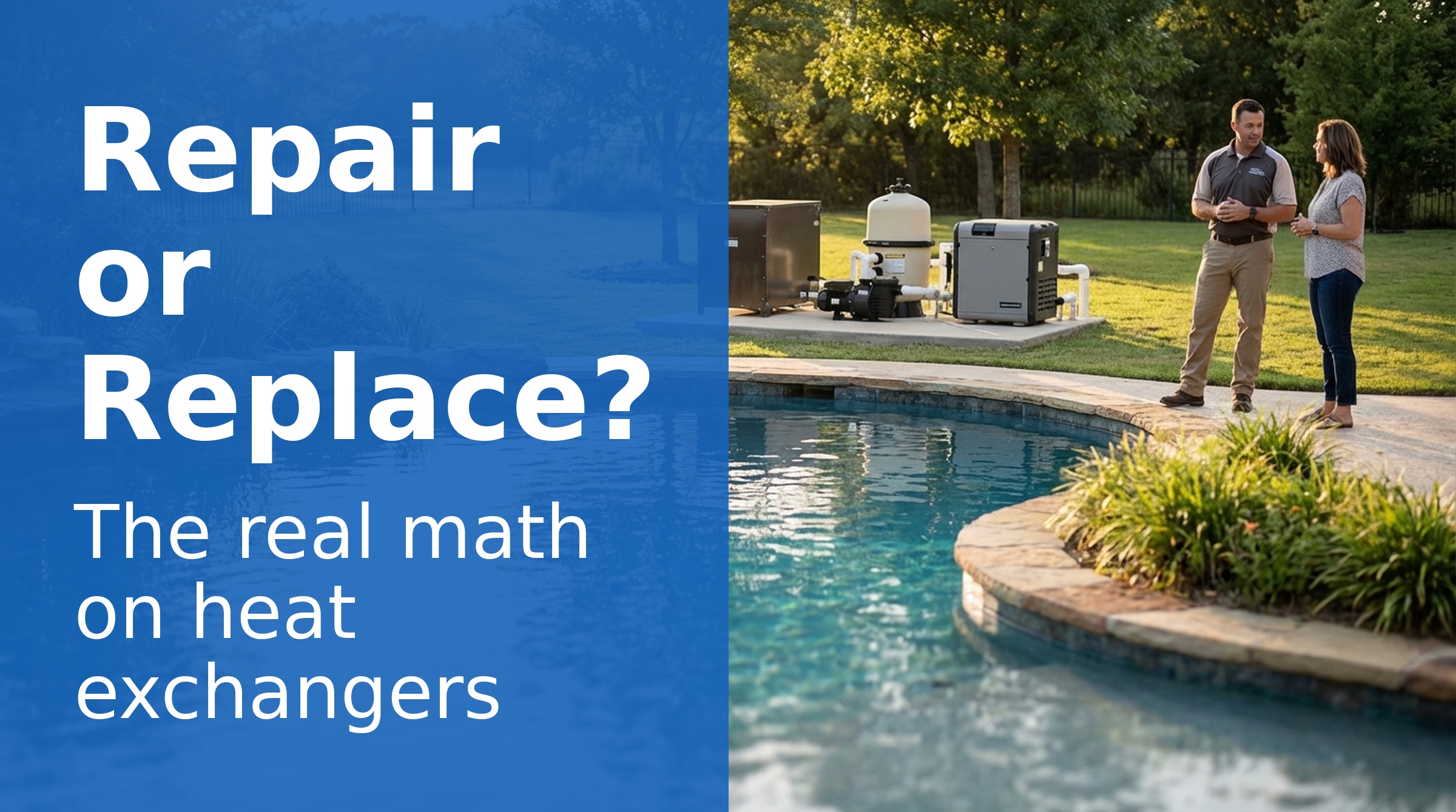 Pool Heater Repair vs Replace
