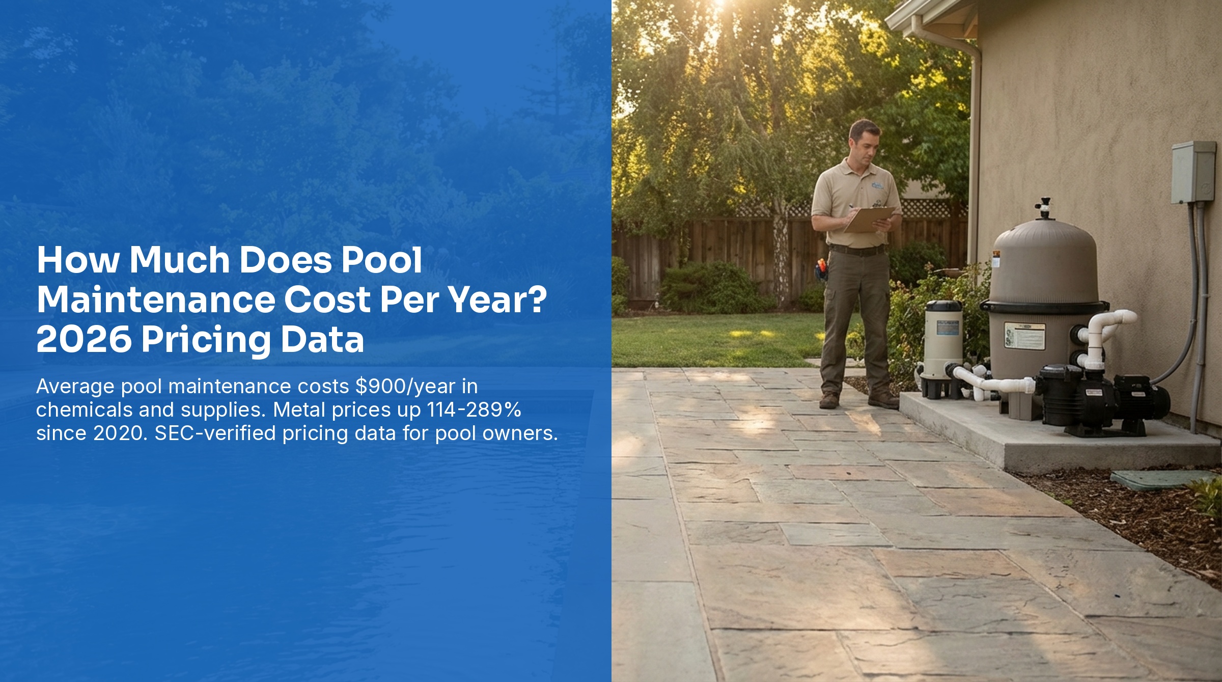 How Much Does Pool Maintenance Cost Per Year? 2026 Pricing Data