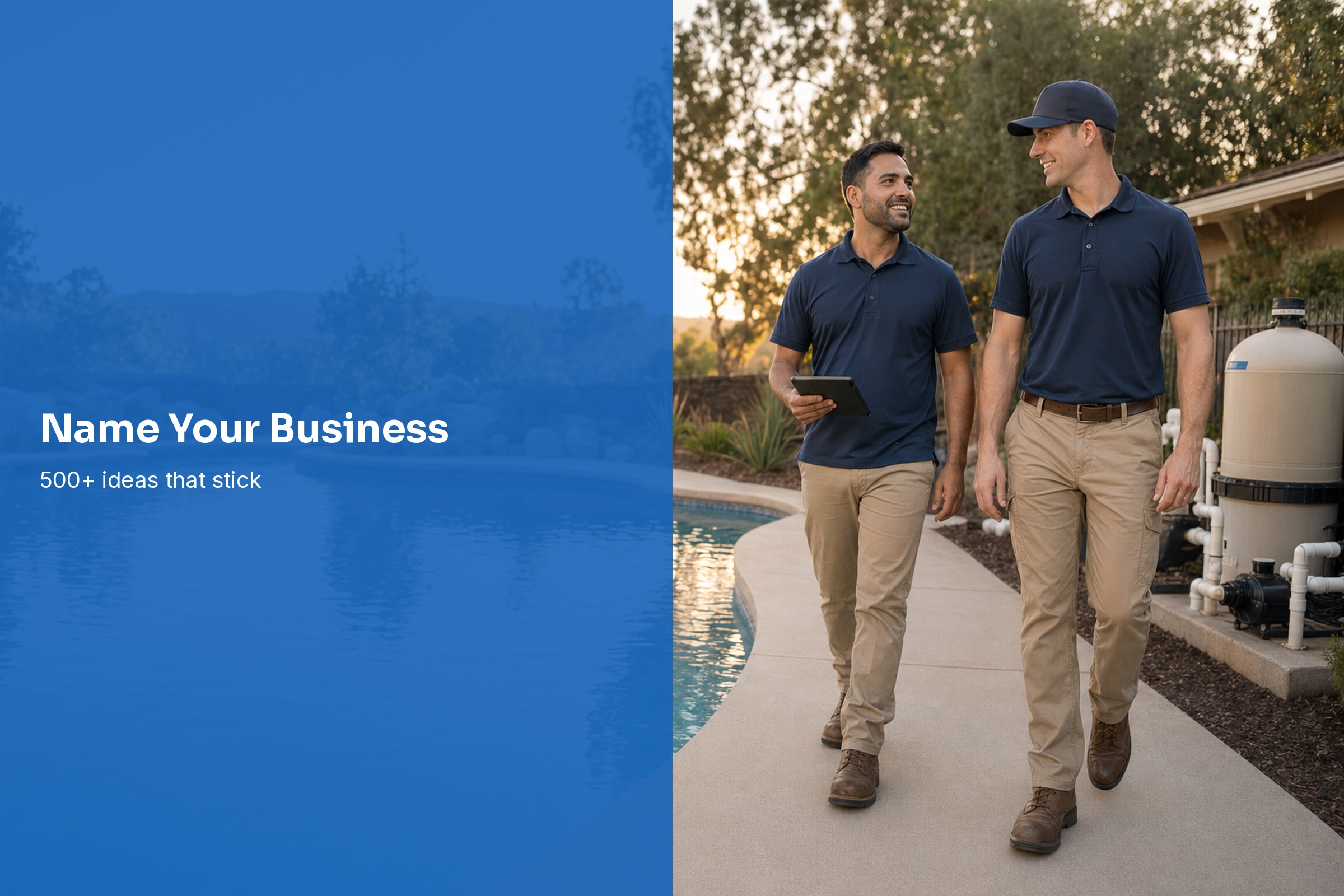 Pool service company name ideas for new pool businesses