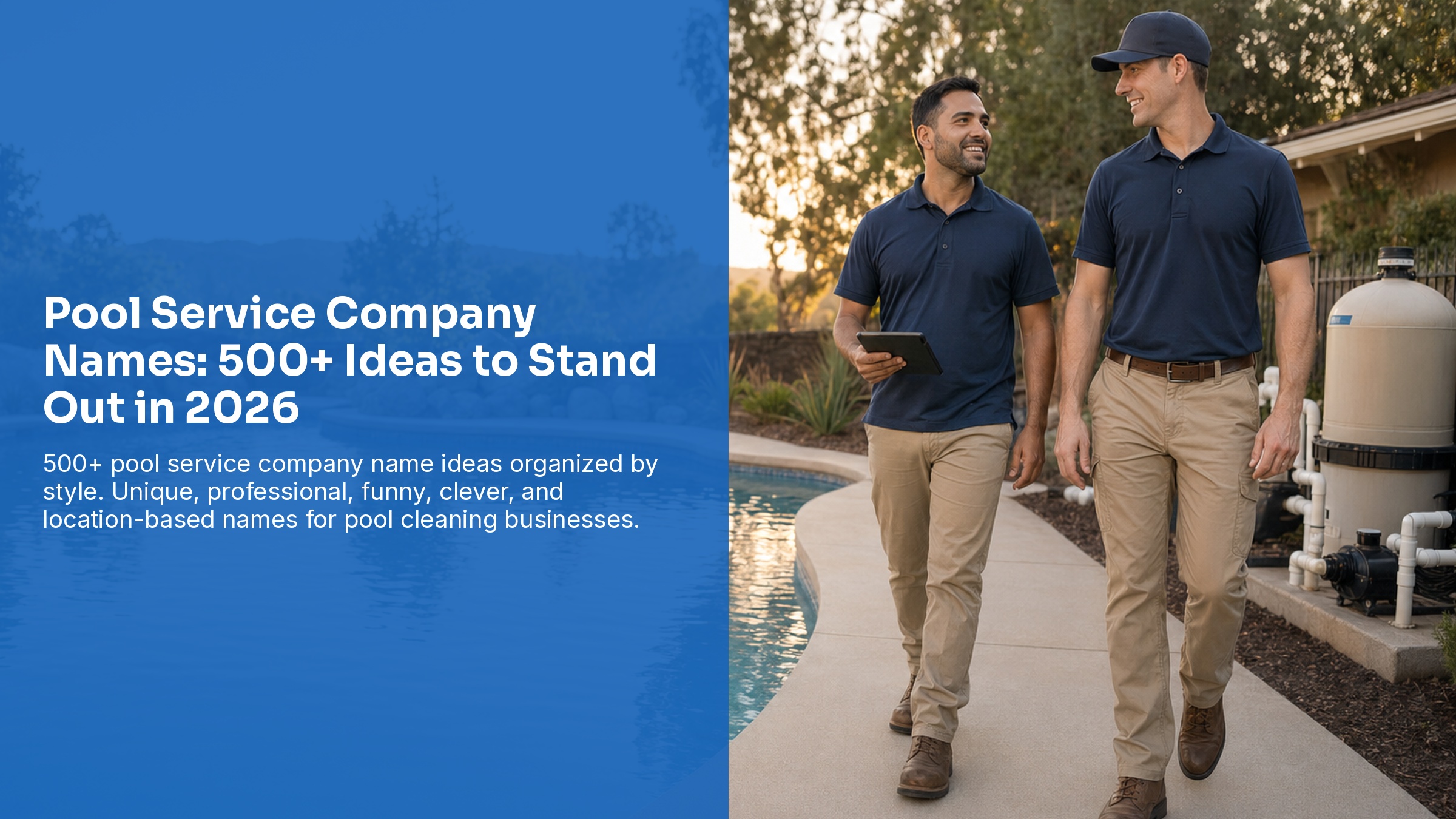 Pool Service Company Names: 500+ Ideas to Stand Out in 2026