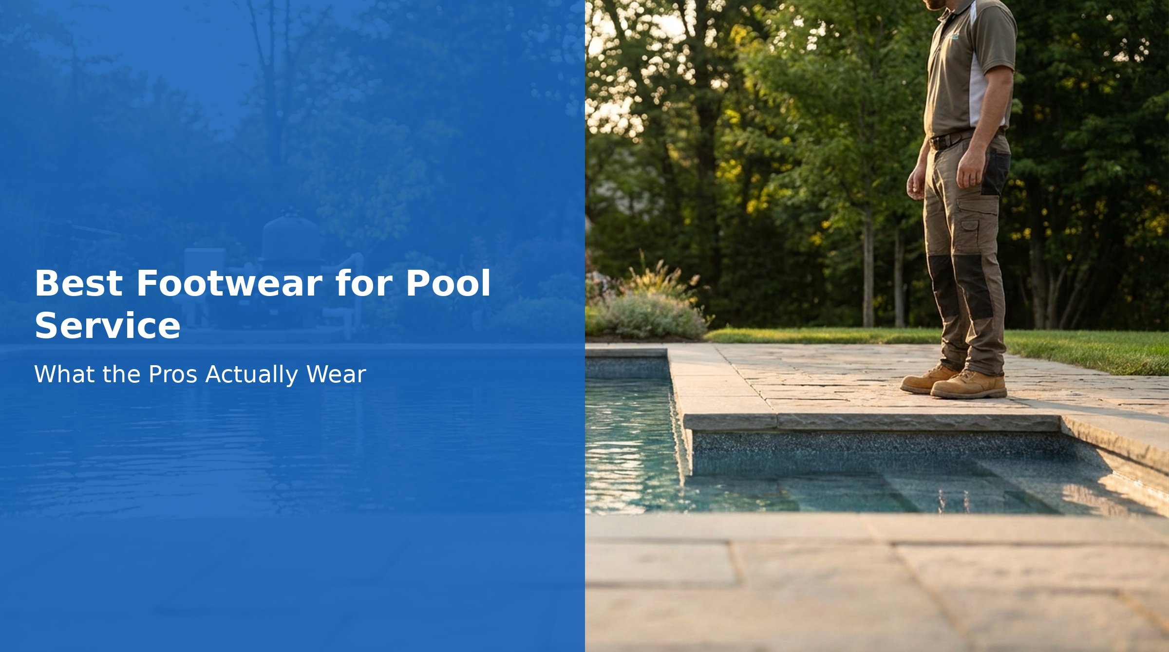 Best Footwear for Pool Service