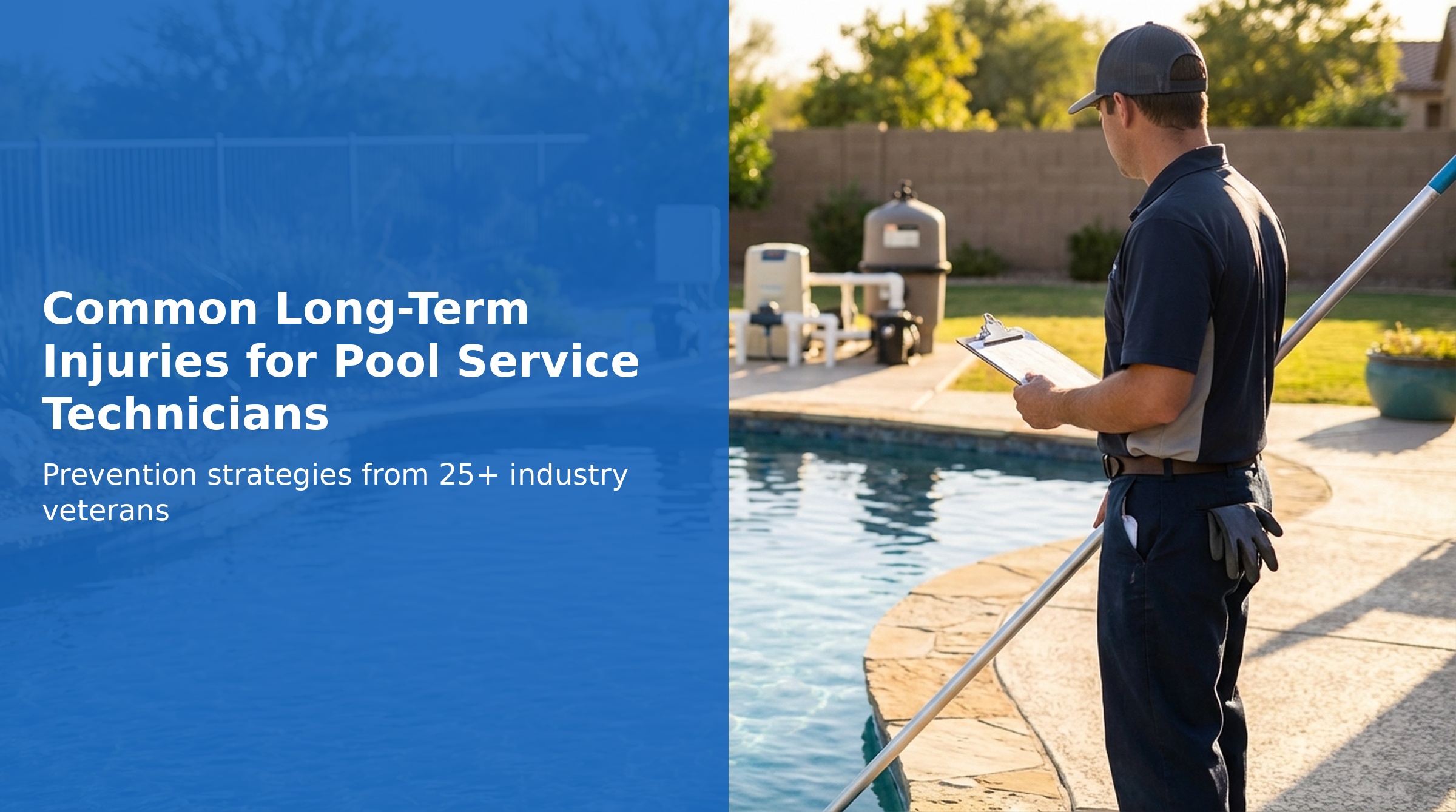 Pool Service Technician Injuries Prevention