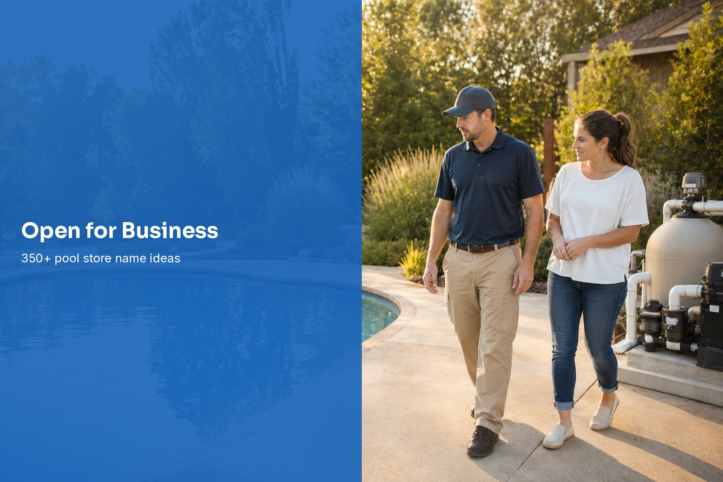 Pool store name ideas for retail pool supply businesses