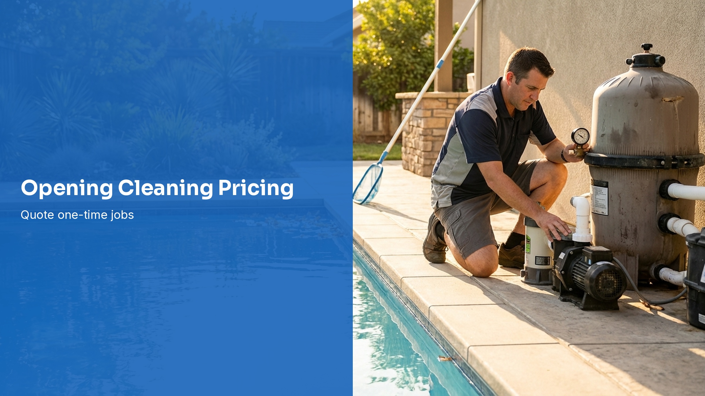How to Price One-Time Pool Opening Cleanings Without Guessing
