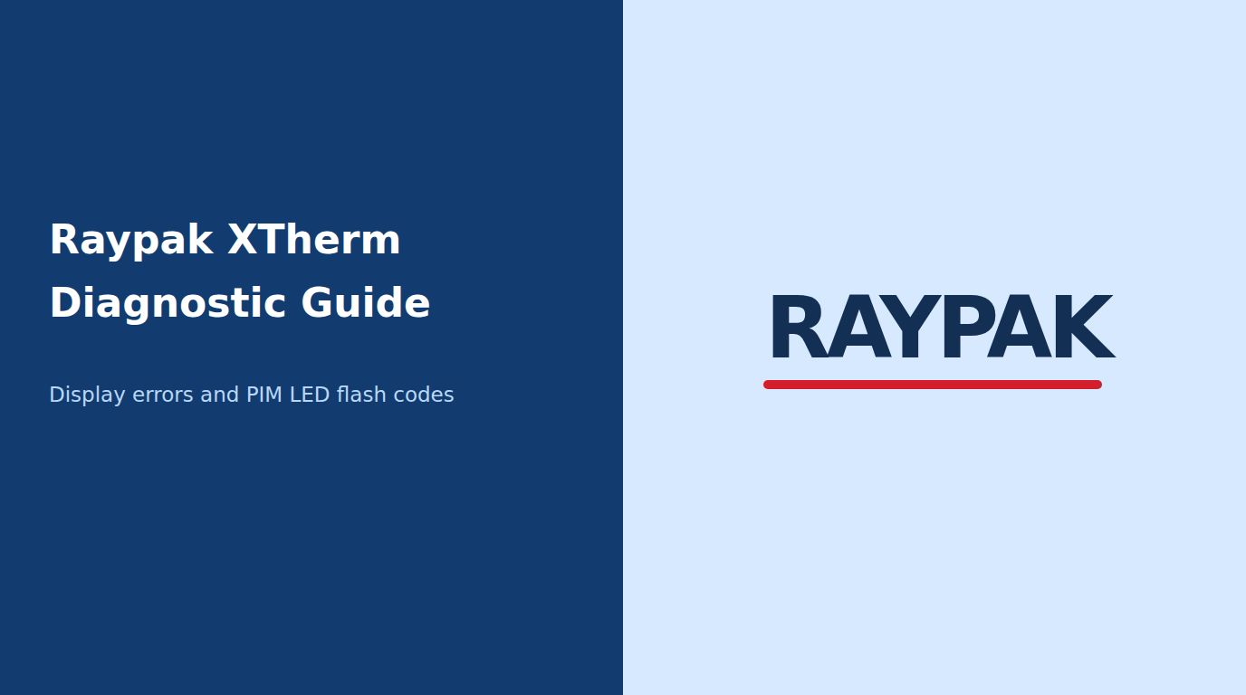 Raypak XTherm Diagnostic Guide