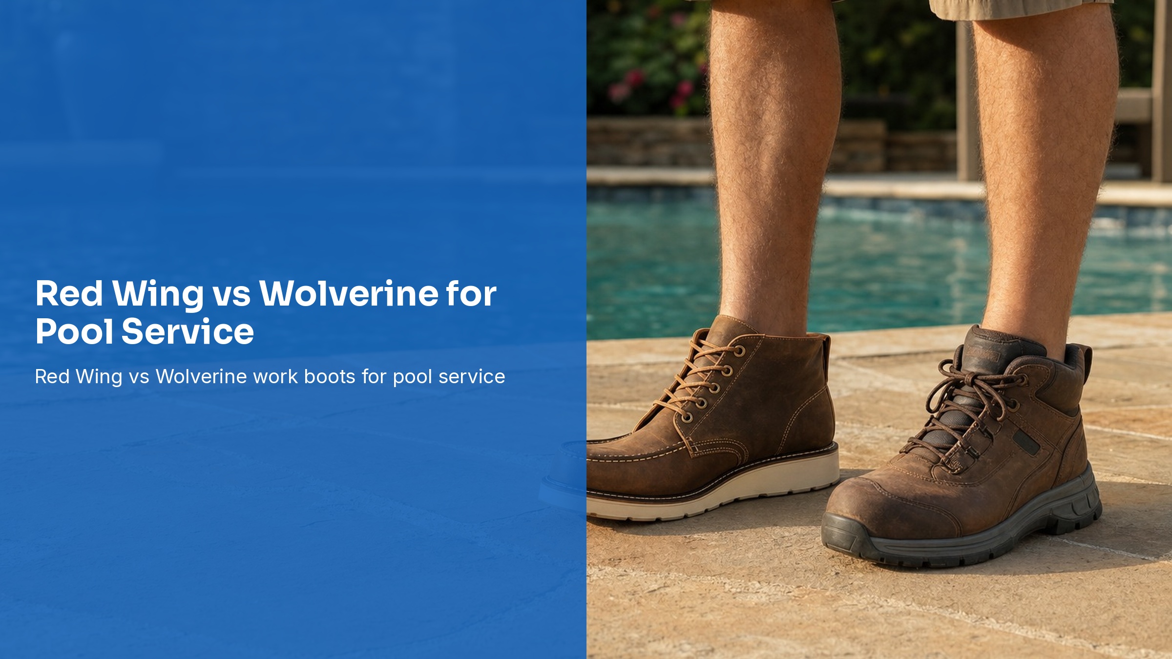 Red Wing vs Wolverine for Pool Service: Premium Work Boot Comparison