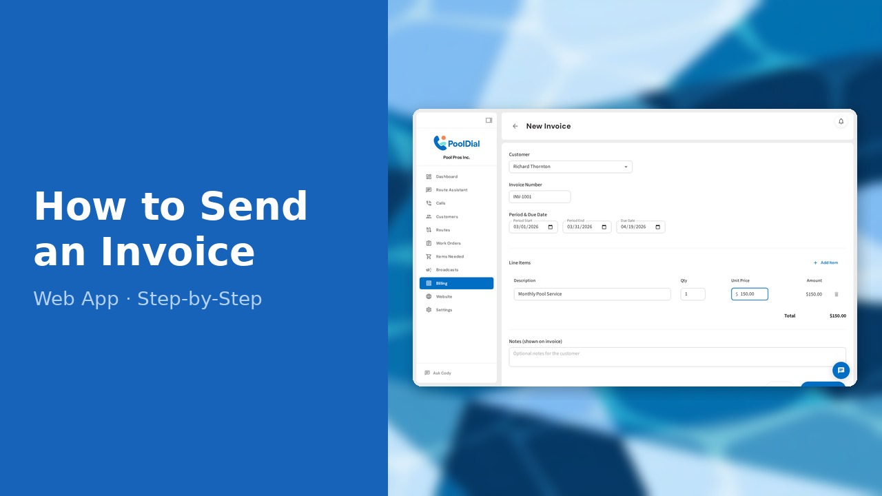 How to Send an Invoice