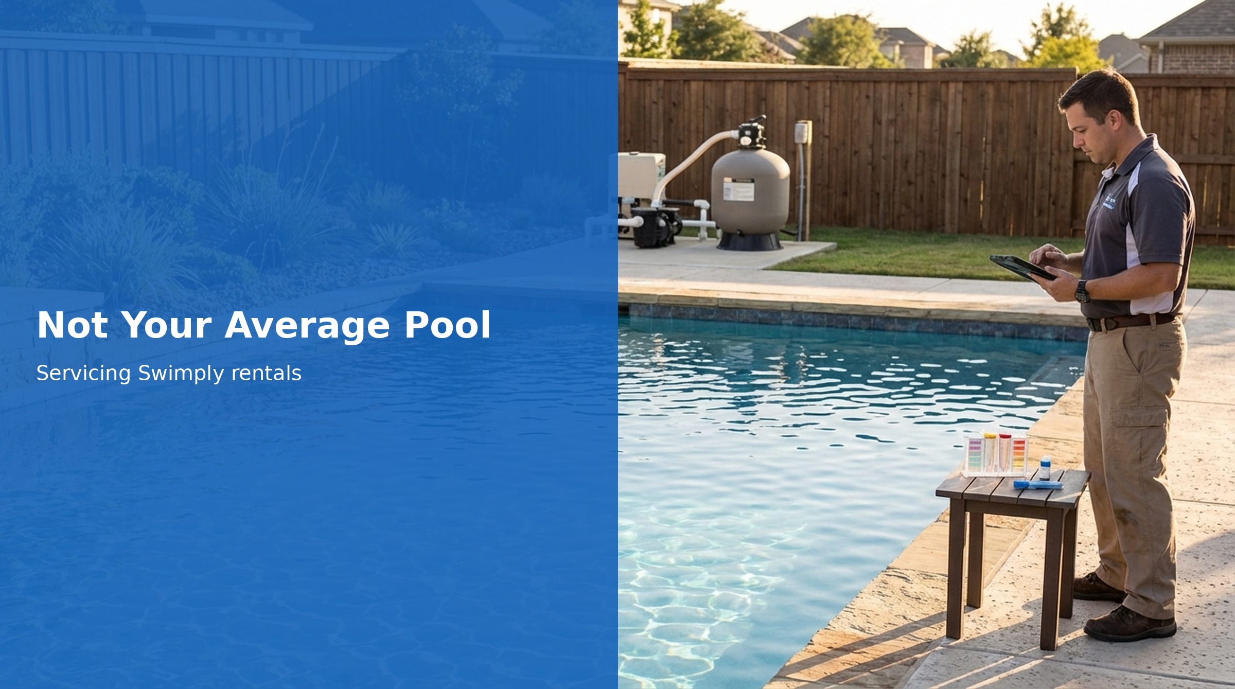 Servicing Swimply Rental Pools