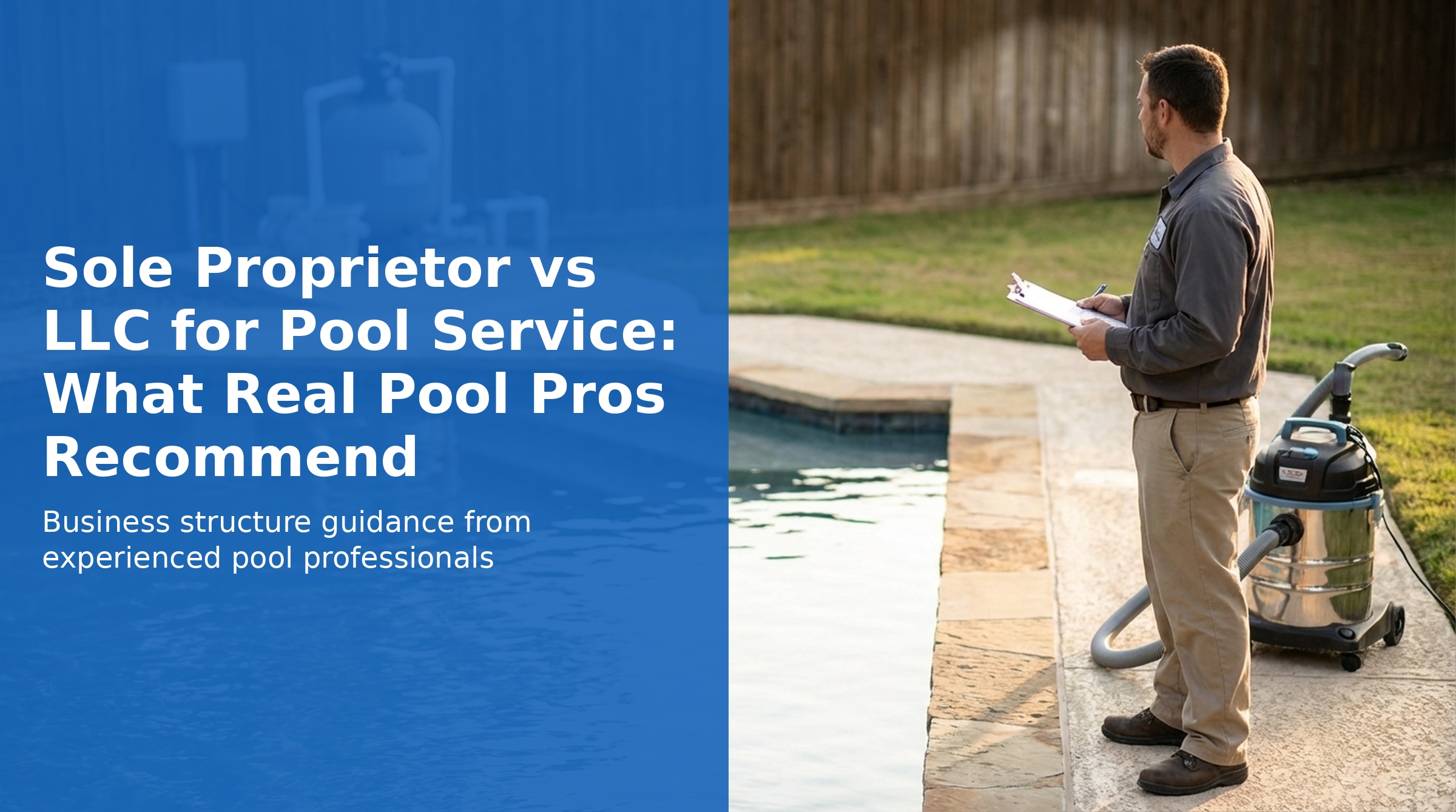 Sole Proprietor vs LLC for Pool Service