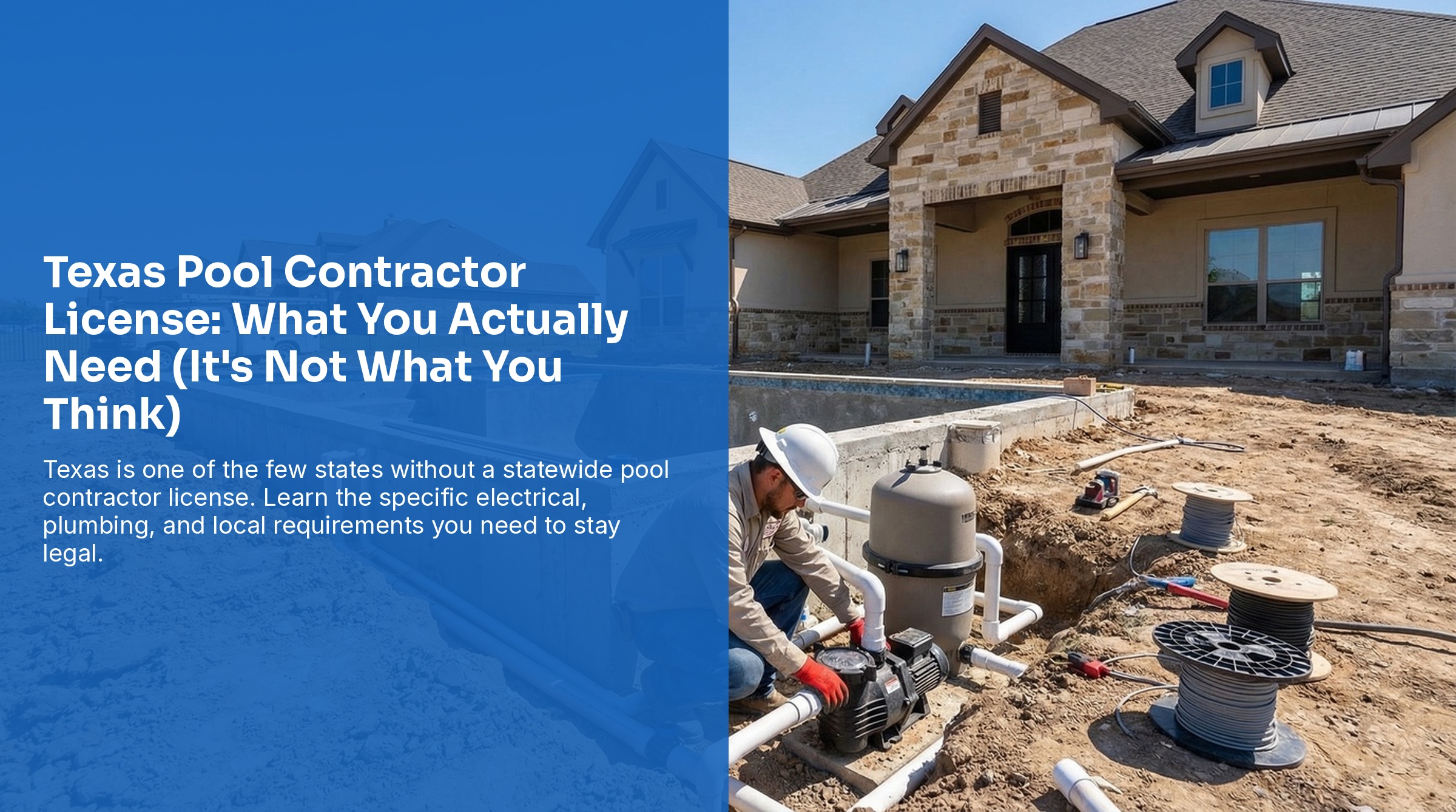 Texas Pool Contractor License