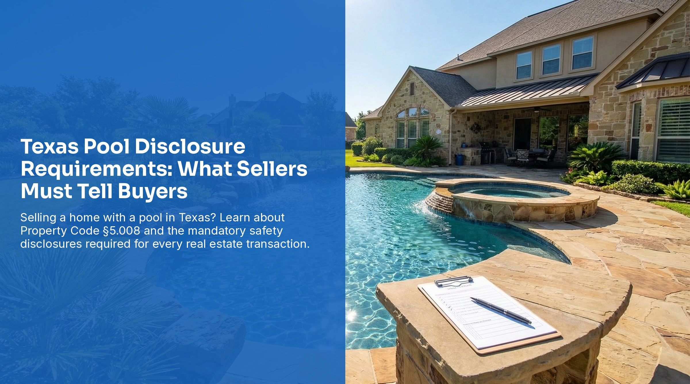 Texas Pool Disclosure Requirements