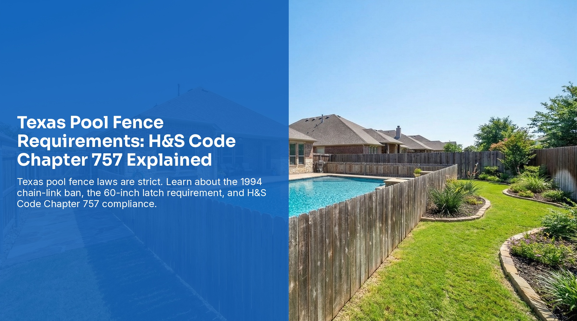 Texas Pool Fence Requirements